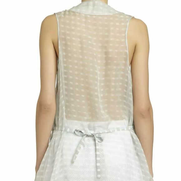 Maiyet Shirt Tail Silk Top 10/40 - Picture 3 of 8